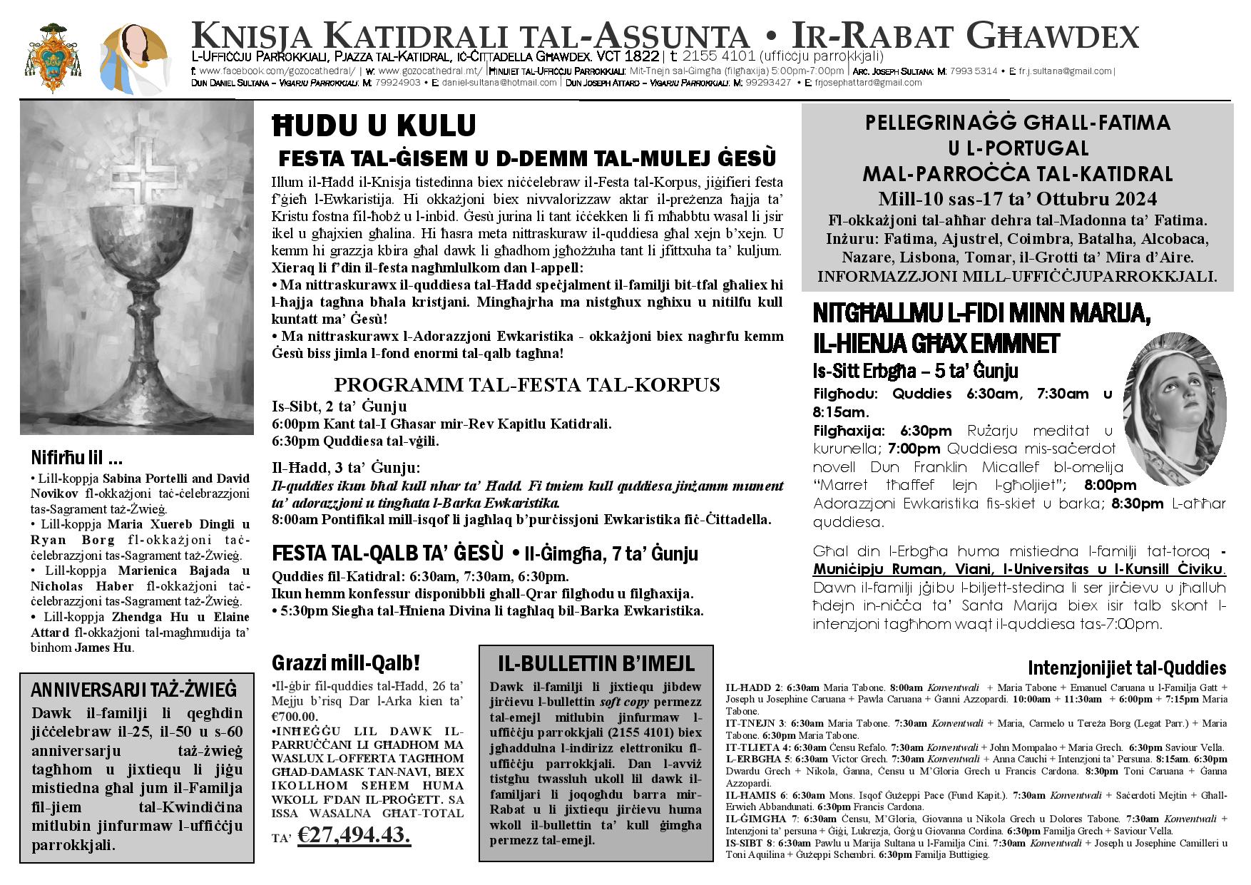 Bullettin 2 ta' Ġunju 2024